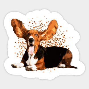 Basset Hound Sticker
